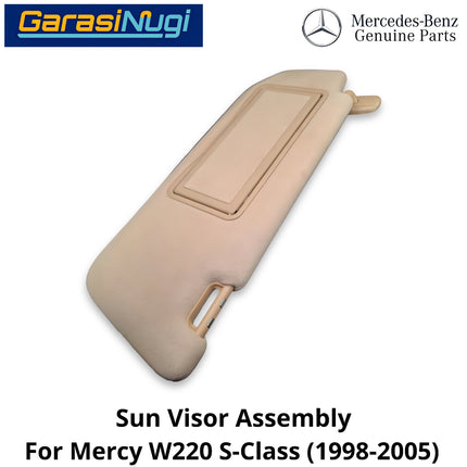 Sun Visor Mercy W220 Assembly Cermin Mirror Sunvisor Cover Kaca Pelindung Matahari Mercedes S280 S320