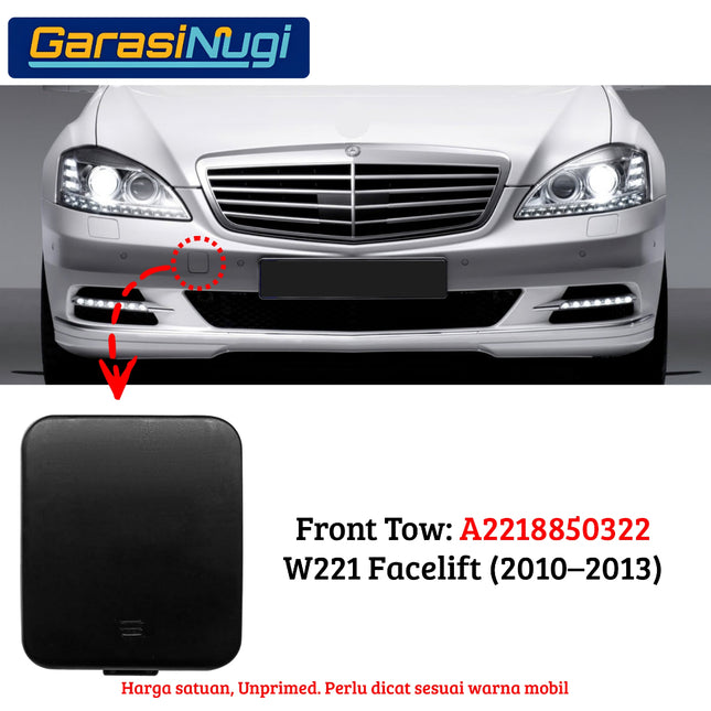 Lubang Towing For Mercy W221 Bumper Tow Derek Mercedes S300 S350 2006 - 2013