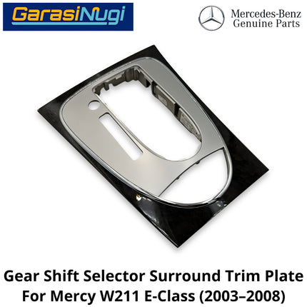 Gear Shift Selector Mercy W211 Trim Plate Cover Panel Tutup Tuas Gigi Original Mercedes E240