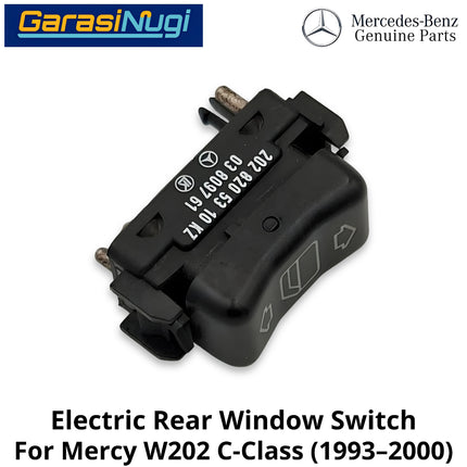 Electric Rear Window Mercy W202 Control Switch Tombol Saklar Kontrol Elektrik Jendela Belakang C200