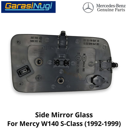 Mirror Glass Mercy W140 Cermin Kaca Spion Depan 1408100221 Original Mercedes S280 S320