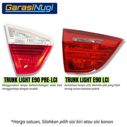 BMW E90 Trunk Light Mika Lampu Rem Mundur Rear Brake Pintu Bagasi 320 325