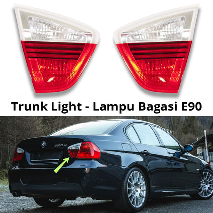 BMW E90 Trunk Light Mika Lampu Rem Mundur Rear Brake Pintu Bagasi 320 325