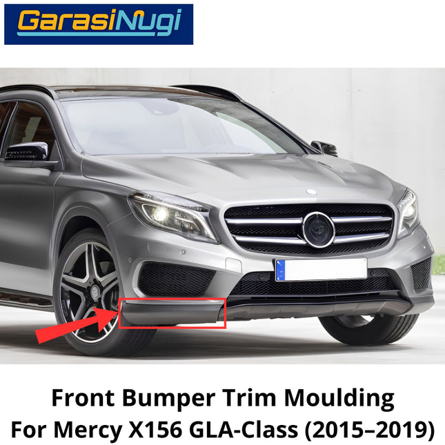 Front Bumper Mercy X156 Trim Moulding Penutup Bemper Depan Mercedes GLA 15-19