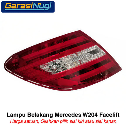 Lampu Belakang Mercedes W204 Facelift Rear Lamp LED Assembly C250 C300 AMG