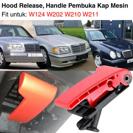 Hood Release Mercy W124 W202 W210 Handle Tarikan Kap Mesin Boxer Cibo 230E C180
