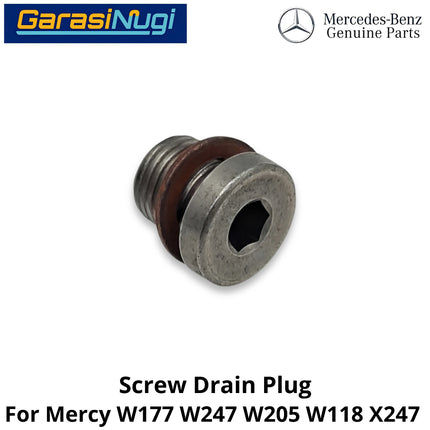 Differential Oil Drain Mercy W177 W247 W205 Fill Screw Plug Baut Pembuangan Oli Diferensial Belakang A200 B200 C200