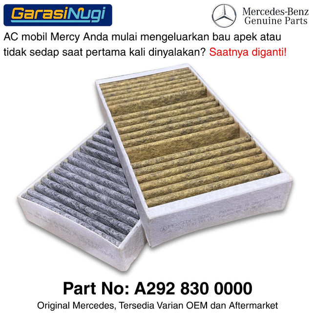 Air Filter For Mercy W166 W292 X166 Engine Intake Saringan Udara Mesin Bensin Diesel M276 OM651