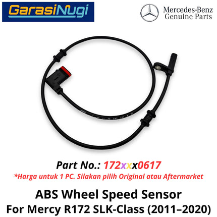 Wheel Speed Mercy R172 Sensor Detektor Kecepatan Roda ABS Mercedes SLK 2011-2020