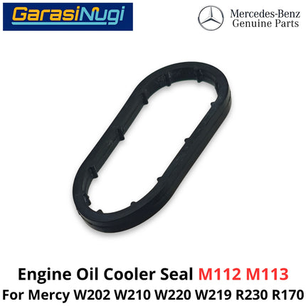 Engine Oil Cooler Mercy W202 W210 W220 R230 W170 Seal Gasket Ring Pendingin Oli Mesin M112 M113 Mercedes C200 E200 SLK