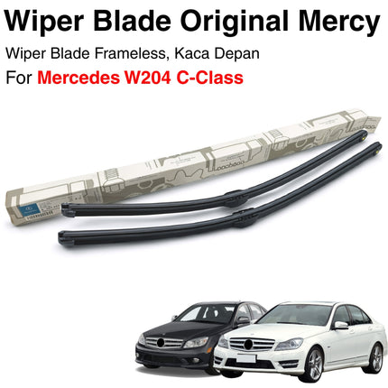 Mercedes W204 Wiper Frameless Kit Original Kaca Depan Front Window C180 C200