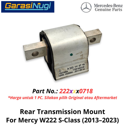 Rear Transmission Mercy W222 Mounting Dudukan Bantalan Transmisi Belakang Mercedes S450 2013-2023