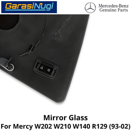 Mirror Glass Mercy W202 W210 W140 R129 Cermin Kaca Spion Depan 2028100721 Mercedes C200 E200 S280 SL