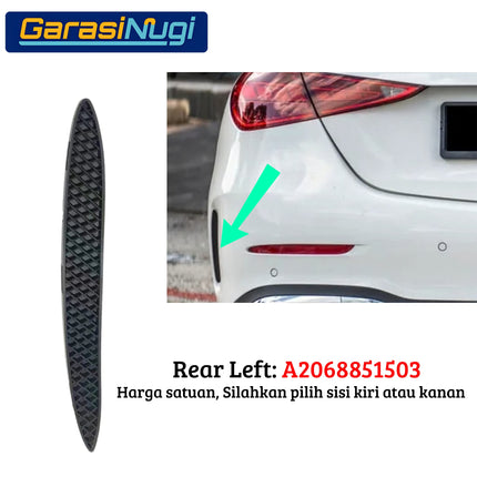 Rear Bumper Trim For Mercy W206 Kisi Ventilasi Bemper Belakang AMG C300