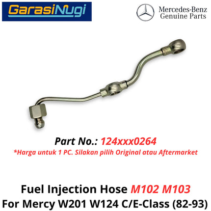 Fuel Injection Mercy W201 W124 Hose Selang Saluran Bahan Bakar Mercedes C200 E230 M102 M103
