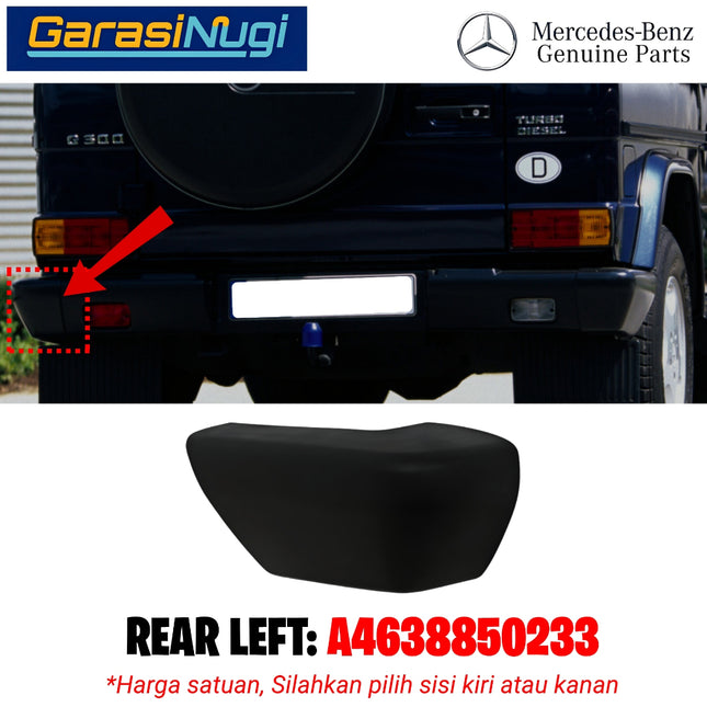 Rear Bumper Mercy W463 Gen 1 Penutup Ujung Bemper Belakang Original G500 1990-2018