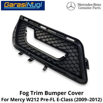 Fog Trim Mercy W212 Pre-FL AMG Bumper Strip Grille Chrome Original Mercedes E200