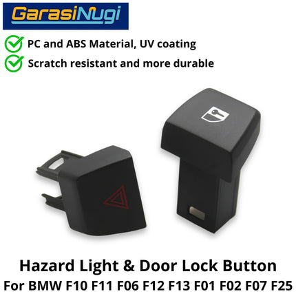 Hazard Light For BMW F10 F06 F12 F01 F07 F25 Door Lock Button Switch Saklar Lampu Darurat 520 640 730 X3