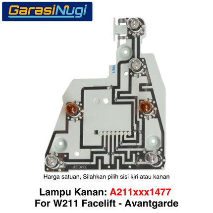 Papan Sirkuit Lampu Belakang Mercy W211 Circuit Board Tail Light Original E-Class