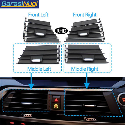 AC Vent Grille For BMW X3 X4 X3M X4M Pre-LCI Front Kisi Grill Depan G01 G08 F97 G02 F98