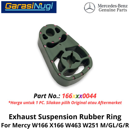Exhaust Muffler Mercy W166 X166 W463 Suspension Rubber Ring Karet Gantungan Knalpot ML GL G500
