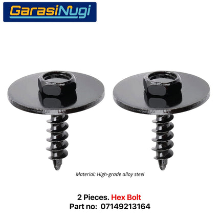 Hex Bolt Universal BMW MINI 07149213164 Sekrup Self-Tapping Bemper dan Bodi
