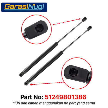 Mini Cooper R60 Shock Trunk Rear Strut Kap Bagasi Belakang 51249801386 Countryman
