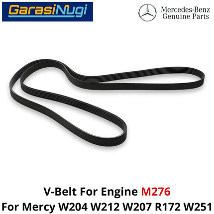 Fan Belt Mercy W204 W212 W207 R172 W251 V-Belt Tali Kipas 0029935496 M276 Mercedes C200 E200 SLK