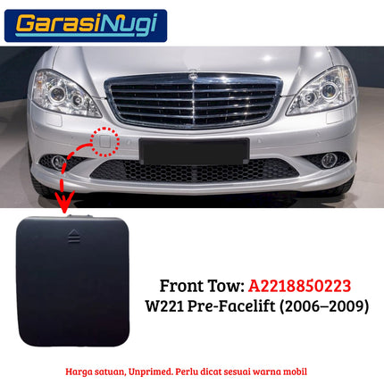 Lubang Towing For Mercy W221 Bumper Tow Derek Mercedes S300 S350 2006 - 2013