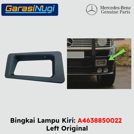 Fog Trim For Mercy W463 Bingkai Lampu Kabut Original G500 1st Gen