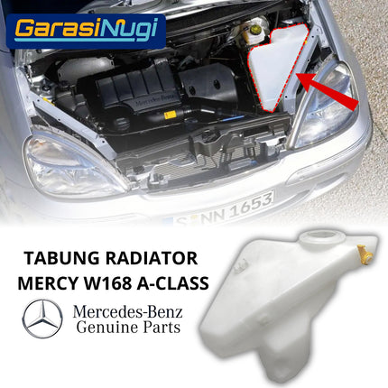 Tabung Radiator Mercy W168 Expansion Tank Engine Coolant A150