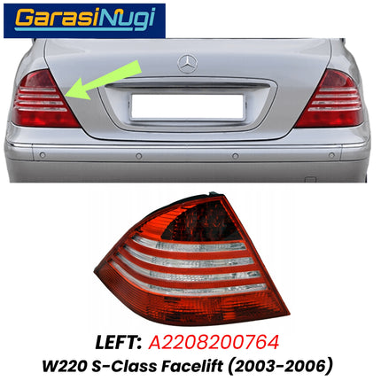 Stop Lamp Mercy W220 Lampu Rem Belakang Rear Brake Light S300 S500