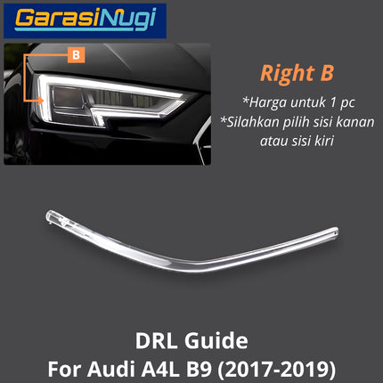 DRL Guide AUDI A4L B9 LED Eyebrow Light Lampu Sein Alis 2017-2019
