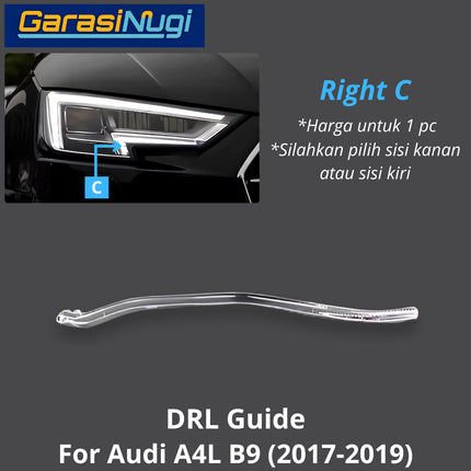 DRL Guide AUDI A4L B9 LED Eyebrow Light Lampu Sein Alis 2017-2019