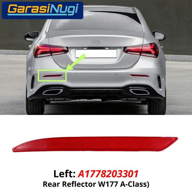 Reflector For Mercy W177 Mata Kucing Trim Rear Belakang A220 A230