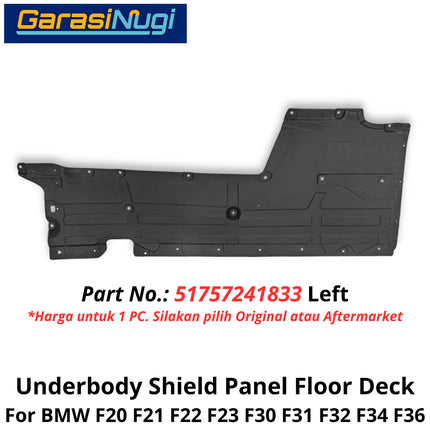 Underfloor Panelling For BMW F20 F22 F30 F32 F36 Shield Floor Deck Cover Pelindung Bawah Bodi 320 420