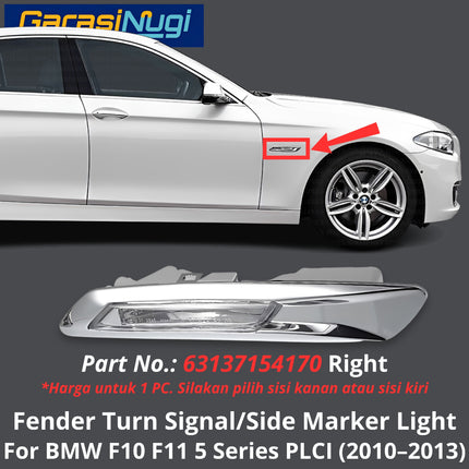 Side Marker For BMW F10 F11 Pre-LCI Lights Cover Assembly Lampu Sein Samping 520