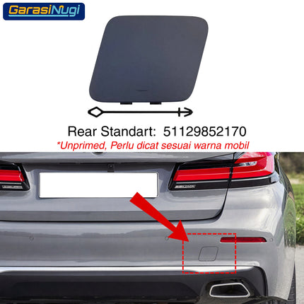 Cover Towing For BMW G30 LCI Bumper Tow Tutup Lubang Derek 530