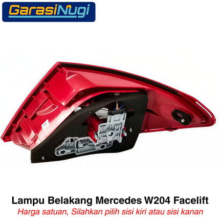 Lampu Belakang Mercedes W204 Facelift Rear Lamp LED Assembly C250 C300 AMG