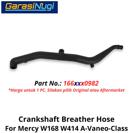 Crankcase Breather Mercy W168 W414 PVC Hose Selang Ventilasi Bak Engkol Mercedes A140 Vaneo