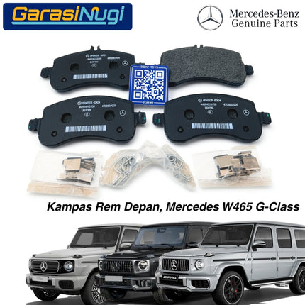 Kampas Rem Depan Mercedes W465 Front Brake Pads Original A4654217600 G500 G580 G 63