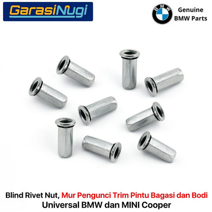 Blind Rivet Nut Universal BMW MINI 51248226003 Mur Pengunci Trim Pintu Bagasi dan Bodi