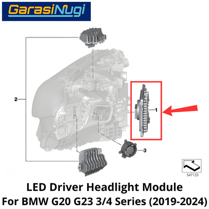 DRL LED Driver For BMW G20 G23 Headlight Control Module Ballast Lampu Depan 320