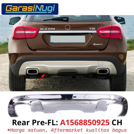 Front Lower Bumper Mercy W156 X156 Penutup Bemper Depan Belakang GLA
