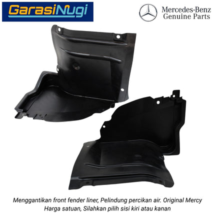 Front Fender Liner Mercy W203 Pelindung Percikan Air Tutup Spakbor Depan C200