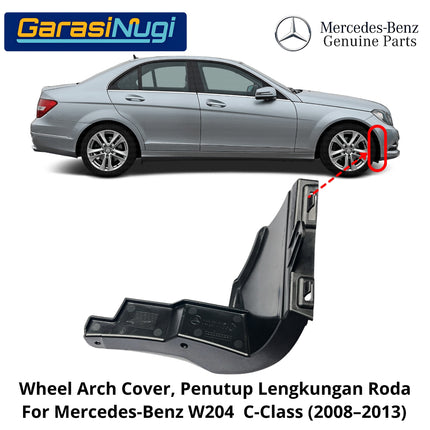 Wheel Arch Cover For Mercy W204 Penutup Lengkungan Roda Bemper Depan C200 C250