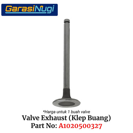 Intake Valve Mercedes W124 W201 W123 Katup Keluar Masuk Mesin M102 Mercy Boxer Tiger 230E