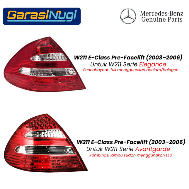 Stop Lamp Mercedes W211 Pre-Facelift Lampu Rem Belakang Rear Brake Light E240 E280