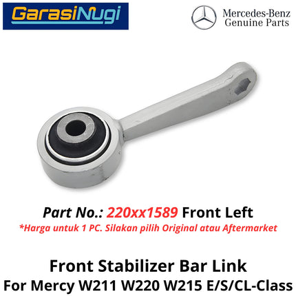 Front Stabilizer Mercy W211 W220 W215 Linkage Shock Bar Penstabil Roda Depan Mercedes E200 S300 CL