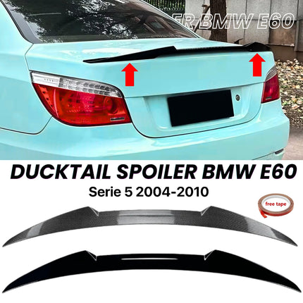 Ducktail Spoiler For BMW E60 Trunk Tail Wing Black Gloss 520 2004-2010